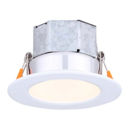 Amax Lighting Amax Lighting 4" Round LED Veloce Recess Down Light, 10W, 120V, 3000K, White LED-SR4P/WT